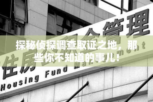 龙文探秘侦探调查取证之地,那些你不知道的事儿! 龙文探秘侦探调查取证之地,那些你不知道的事儿!