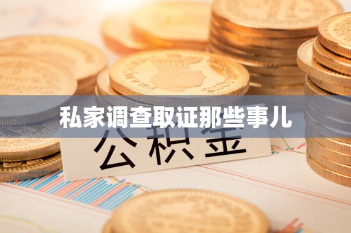 龙文私家调查取证那些事儿