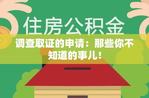 龙文调查取证的申请:那些你不知道的事儿! 龙文调查取证的申请:那些你不知道的事儿!