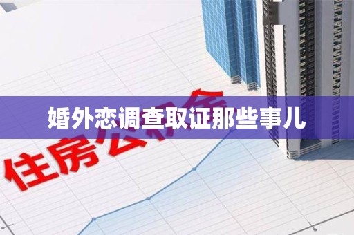龙文婚外恋调查取证那些事儿