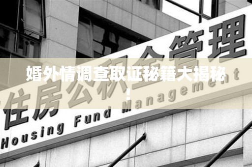 龙文婚外情调查取证秘籍大揭秘！