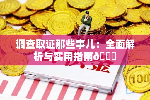 龙文调查取证那些事儿：全面解析与实用指南😎