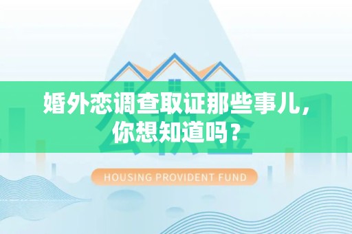 龙文婚外恋调查取证那些事儿，你想知道吗？
