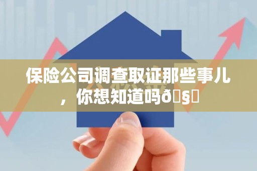 龙文保险公司调查取证那些事儿，你想知道吗🧐